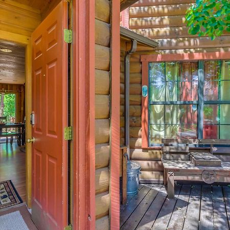 Unique Bear Country Cabin In Ruidoso With Hot Tub! Exterior foto