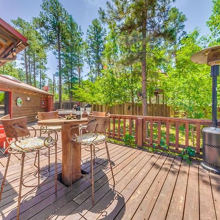 Unique Bear Country Cabin In Ruidoso With Hot Tub! Exterior foto
